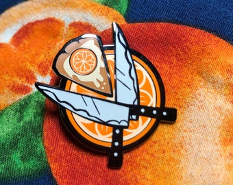 40 Orange Cake - 1,25" Twarda emaliowana przypinka Fandom - Roach - Nasza flaga oznacza śmierć