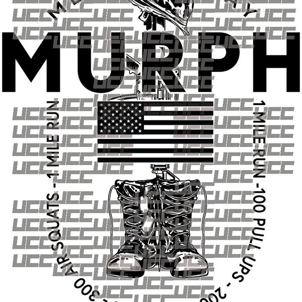 MURPH Shirt, Flag svg, Faithful memorial day murph svg, American Flag svg, 4th of July svg, usa flag svg, Memorial Day SVG, cricut
