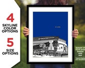 St. LOUIS BLUES Hockey Photo Picture ENTERPRISE Center Arena Stadium Skyline Poster Print 8x10, 8.5x11, 11x14, 11x17, 16x20 Custom Options