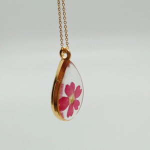 Real flower necklace, Pressed Flower Necklace, Woodland necklace, Terrarium necklace, Botanical necklace, Real flower pendant, Gifts for her