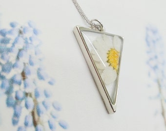 本物の花のネックレス、押し花のネックレス、森のネックレス、テラリウムのネックレス、植物のネックレス、本物の花のペンダント、彼女への贈り物