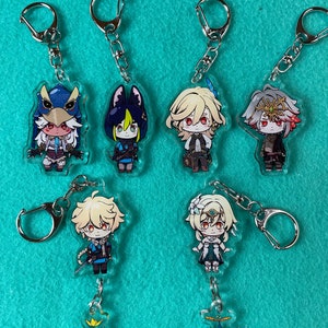 Genshin/ Zelda Crossover Keychain! Sumeru - Cyno/ Tighnari/ Alhaitham/ Kaveh
