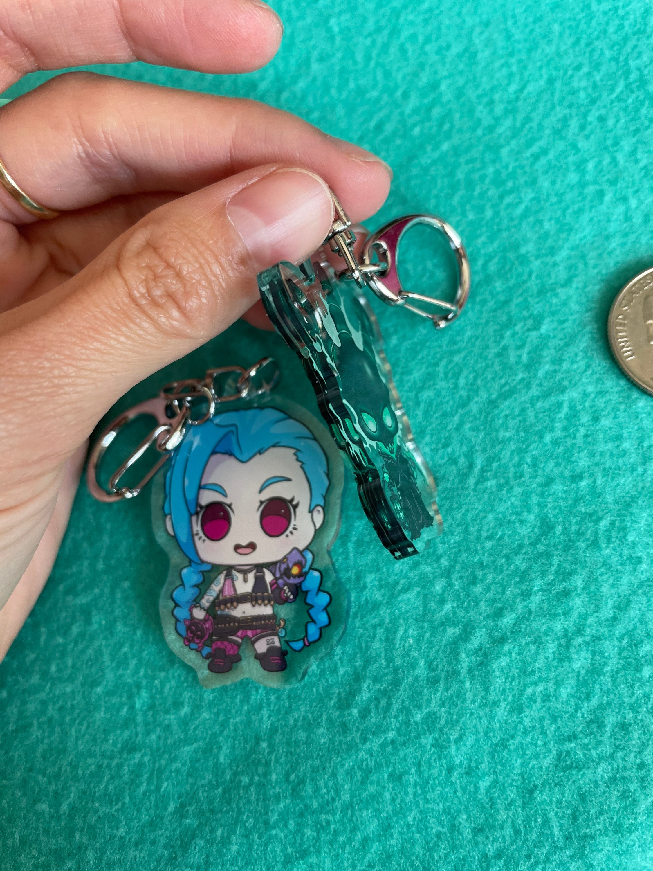 SET II: Lol 2”in Keychain Chibi Champs League of Legends Ivern/zac