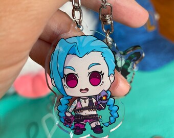 SET II: Lol 2”in Keychain Chibi Champs League of Legends Ivern/zac