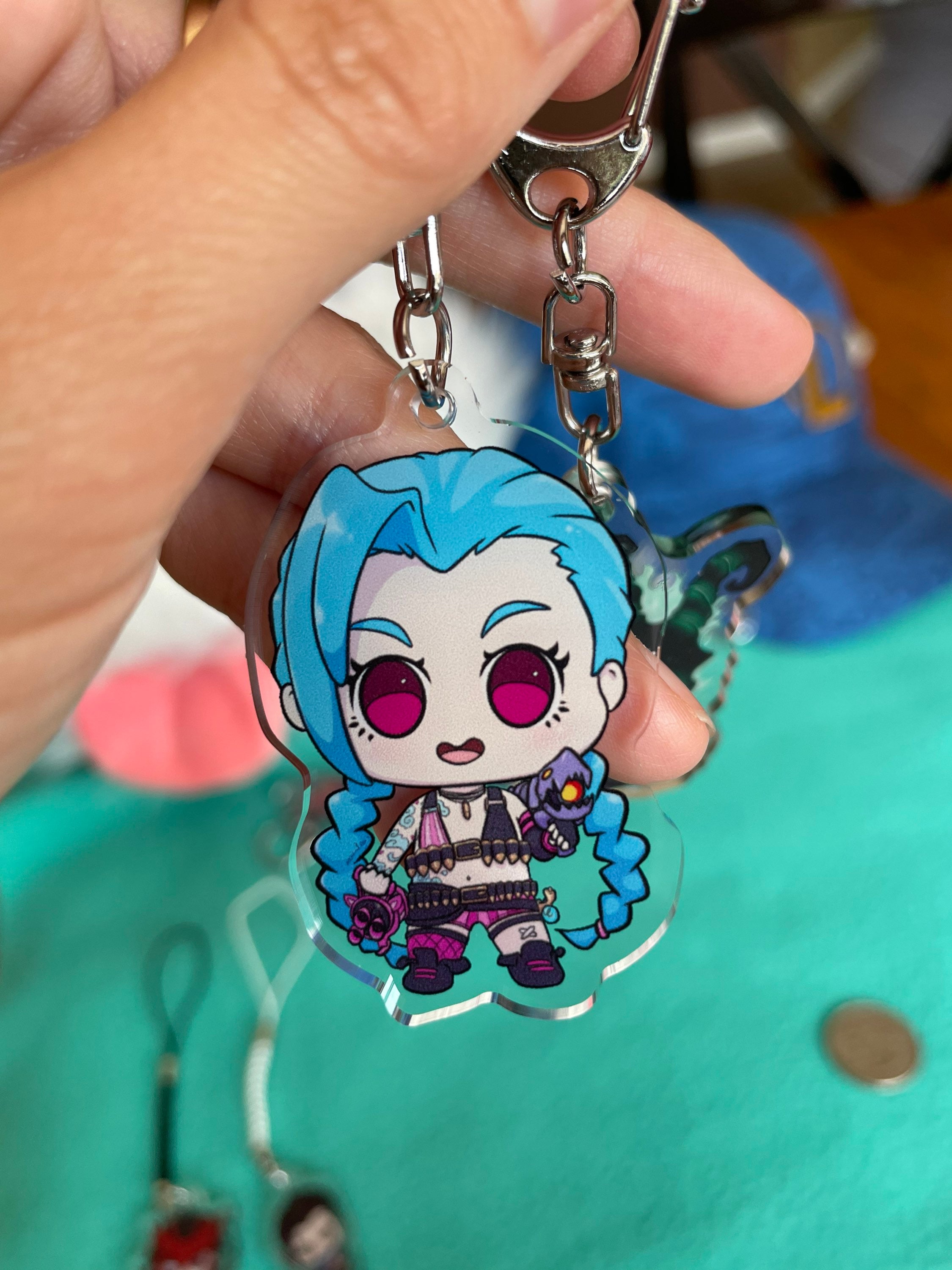 SET II: Lol 2”in Keychain Chibi Champs League of Legends Ivern/zac