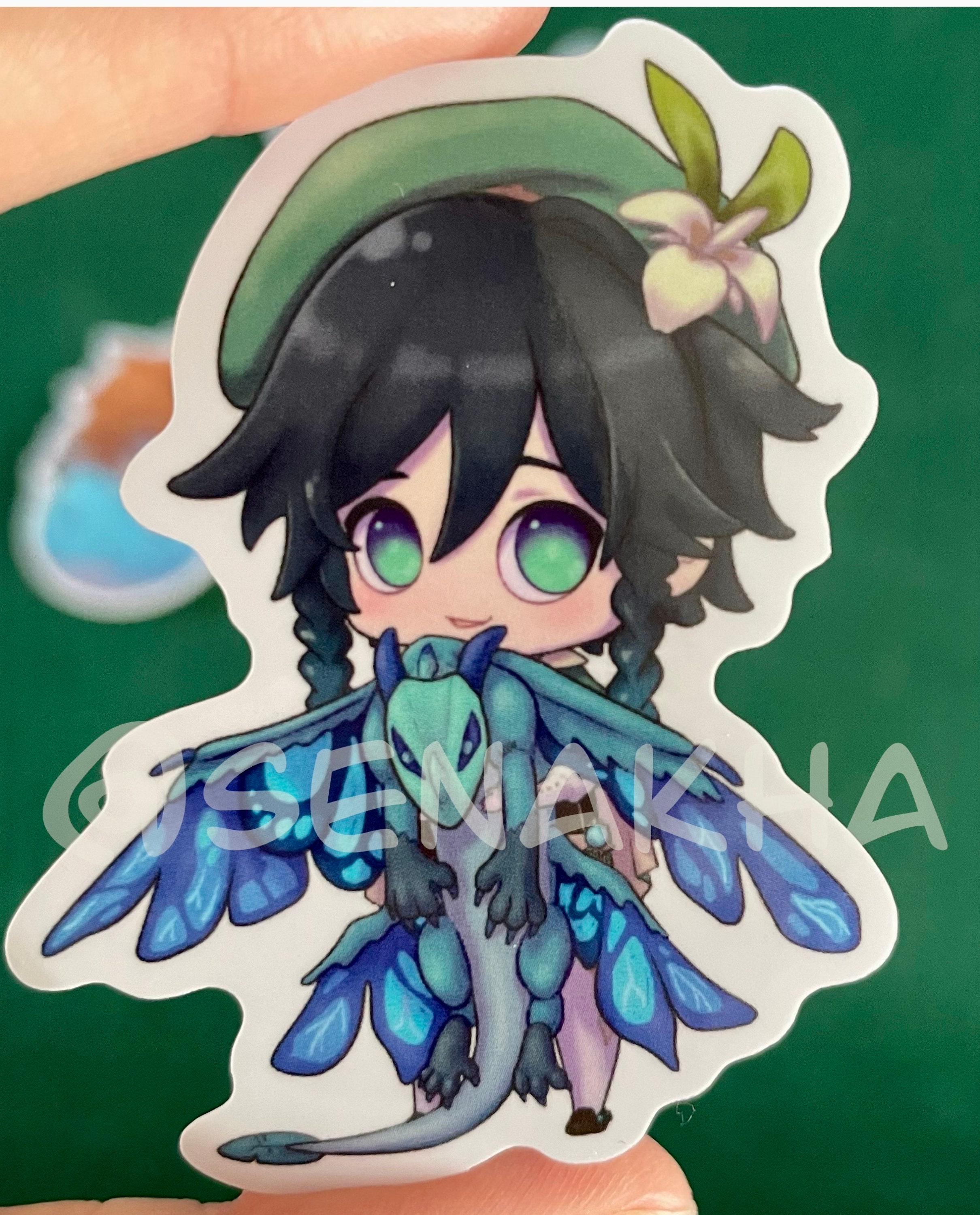 2.5” in Venti W/ Dvalin Sticker Genshin - Etsy