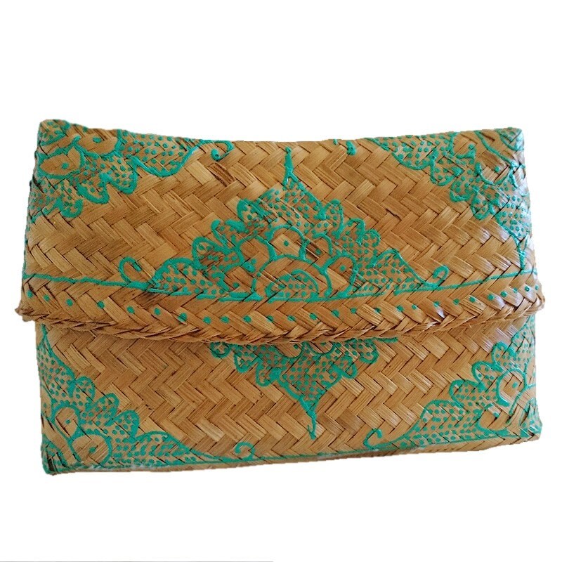 Boîte Tutty en Bambou Naturel avec Le Dessin Madala