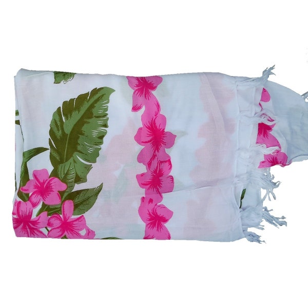 Paréo (sarong) de plage Ibiscus