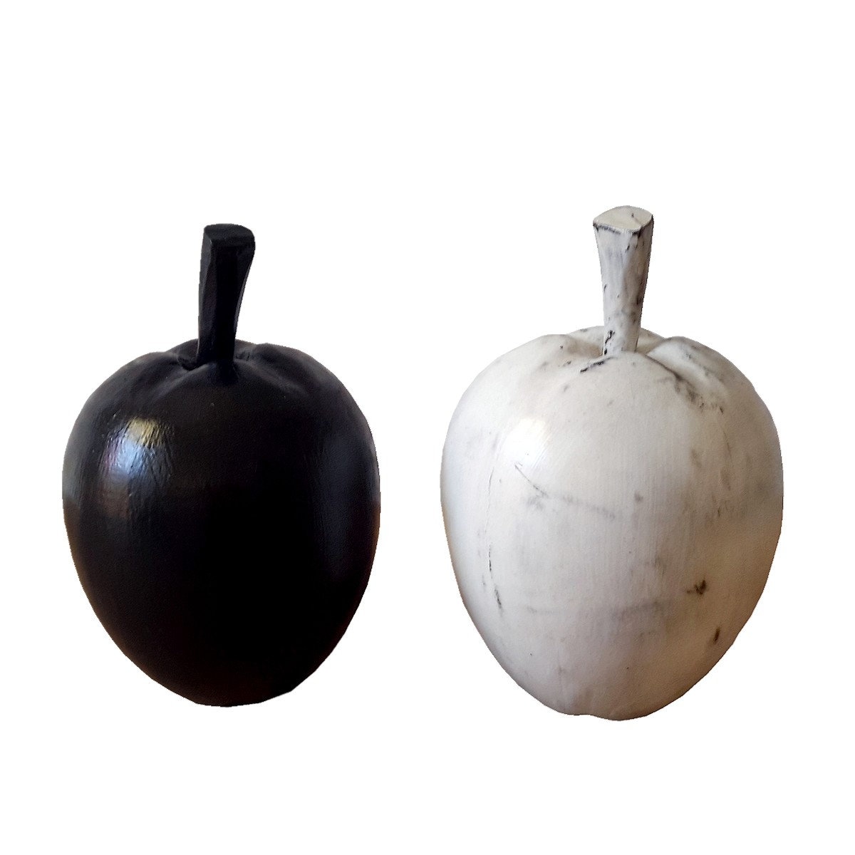 Pomme Décorative en Bois d'acajou