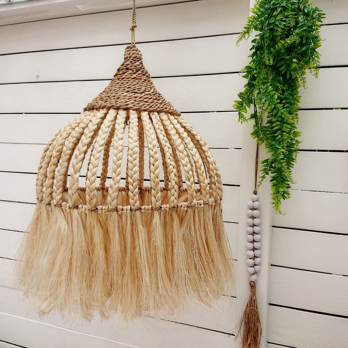 Lampe-Suspension Dalia en Fibres Naturelles