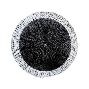 Jemen placemat, black and white - Placemat - Trivet - Tovaglietta