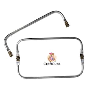 Marco para bolso de doctor en 8 pulgadas (20 cm) y 12 pulgadas (30 cm) // Marco para bolso de mano grande con boca ancha