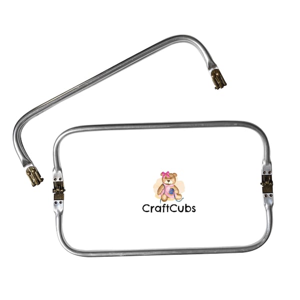 Doctor Bag Frame in 8 inches (20cm) and 12inches (30cm) // Large carpet bag purse frame wide mouth pouch bag