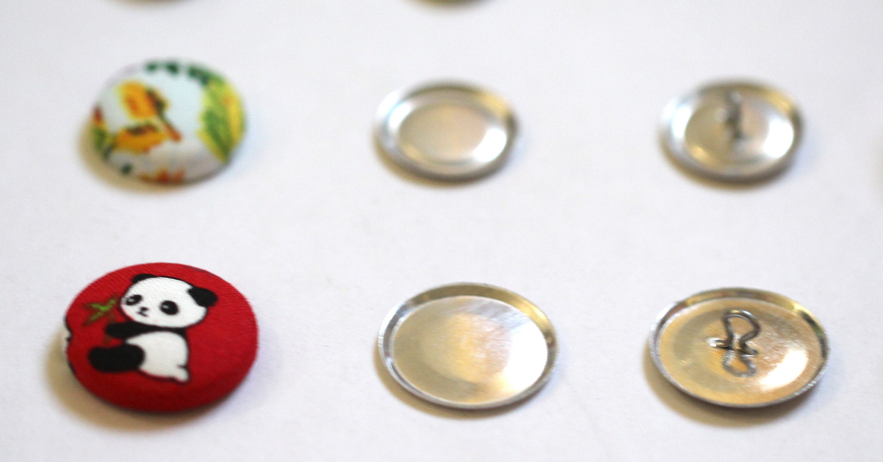 Self Cover Fabric Button Kits in Sets of 10 20 or 50 // 12mm Etsy