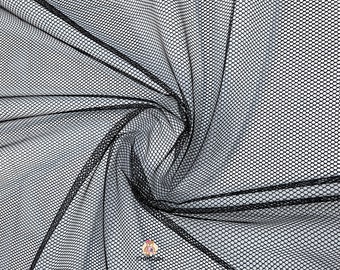 Tessuto a rete leggero nero // per le tasche delle borse accentate produce tessuto a rete per borse