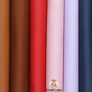 FUCHSIA COLOR Leather Sheets Natural Leather Pieces for Crafting