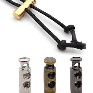 Metal Cord Locks, Gold Toggle Cord Lock,silver Toggle Cord Lock, Strong Cord  Lock, Toggle, Premium Quality Metal Button Style Cord Locks 