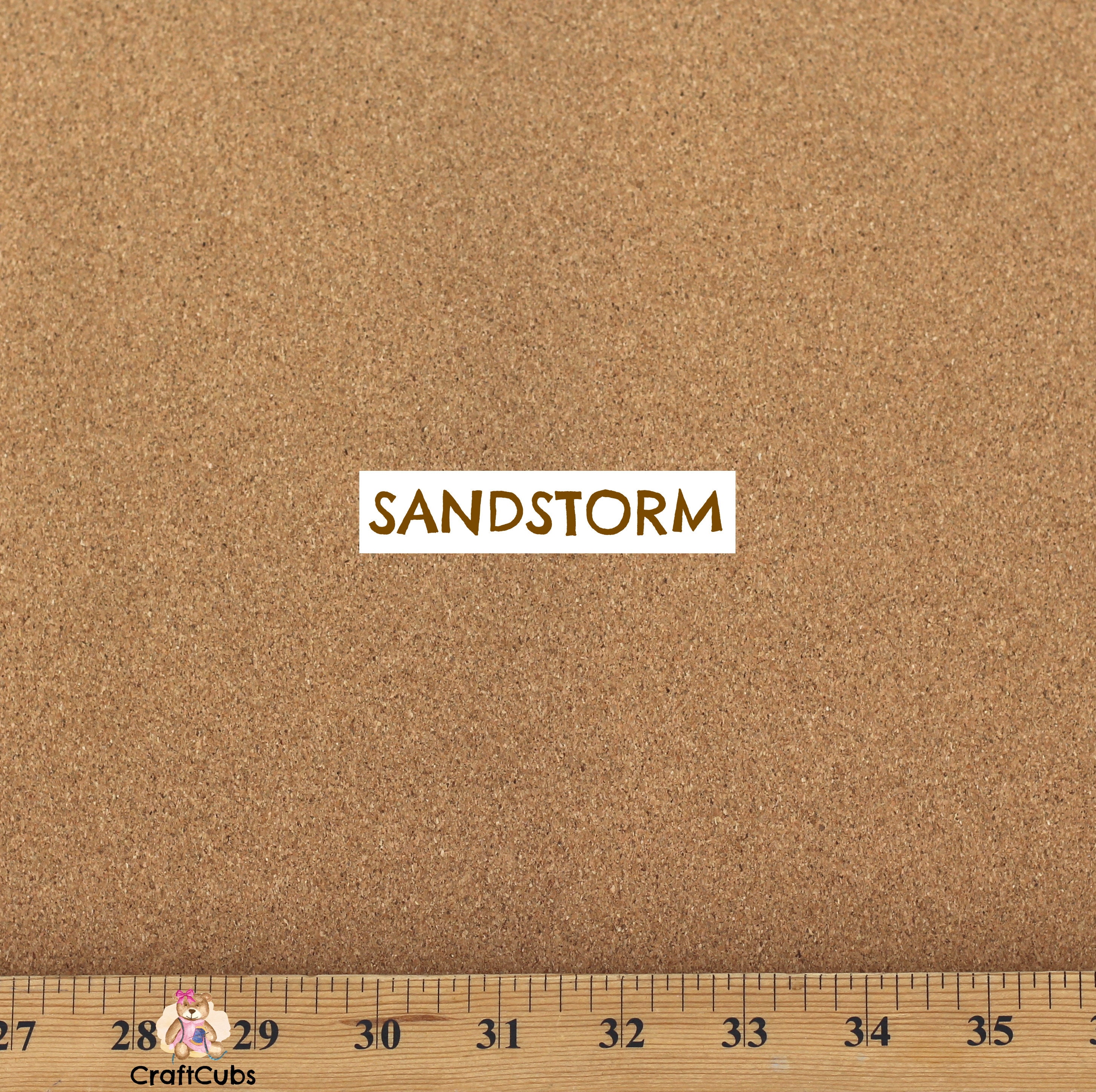 Cork Vinyl Fabric in Natural Rainbow Sandstorm Silver Etsy