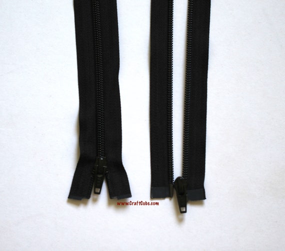 Zipper 22/"// 56cm Open End Red Zip Metal YKK