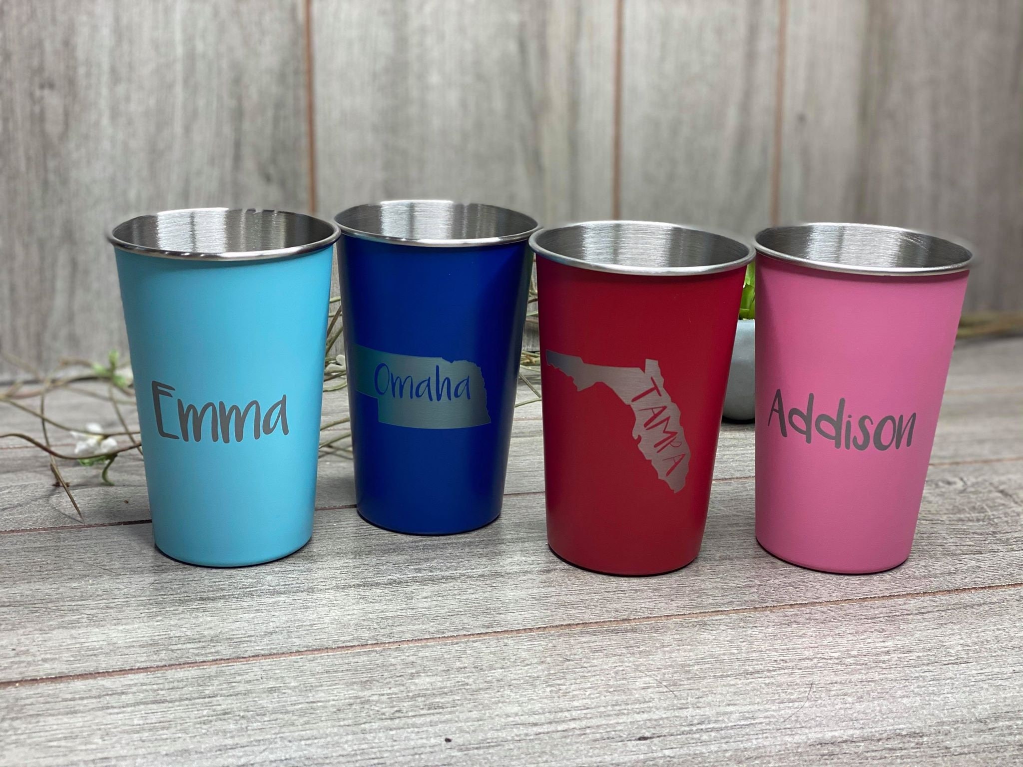 Kid Tumbler, Personalized Kids Tumbler, Stainless Steel Kids Cup, 12oz  Tumblers With Straw, Child Family Vacation Tumbler, Tumbler for Kids 