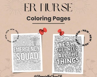 Mandala kleurboek voor verpleegkundigen 15e verpleegster | Grappige afdrukbare kleurplaten | Stressverlichtingscadeau | Humor voor gezondheidswerkers