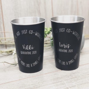 Personalized Cups, Personalized Drinking Cups, Custom Cups, Custom Party Cups, Pint Cup, Stainless Steel Cup, custom bulk gifts metal cup