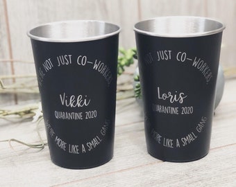 Personalized Cups, Personalized Drinking Cups, Custom Cups, Custom Party Cups, Pint Cup, Stainless Steel Cup, custom bulk gifts metal cup