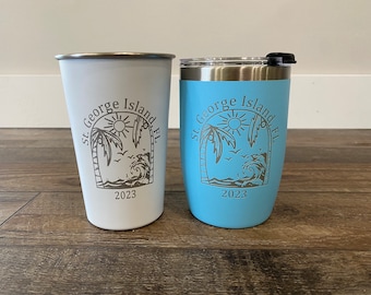 Personalized Kids Tumbler | Custom Name Kids Cup | 12oz Stainless Steel Tumbler with Straw | Toddler Cup | Gift for Kids