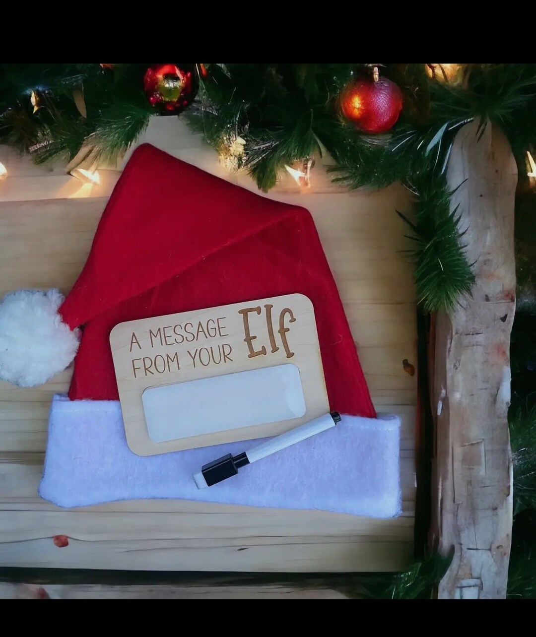 Elf on the Shelf Message Board Elf Message Board Christmas Etsy