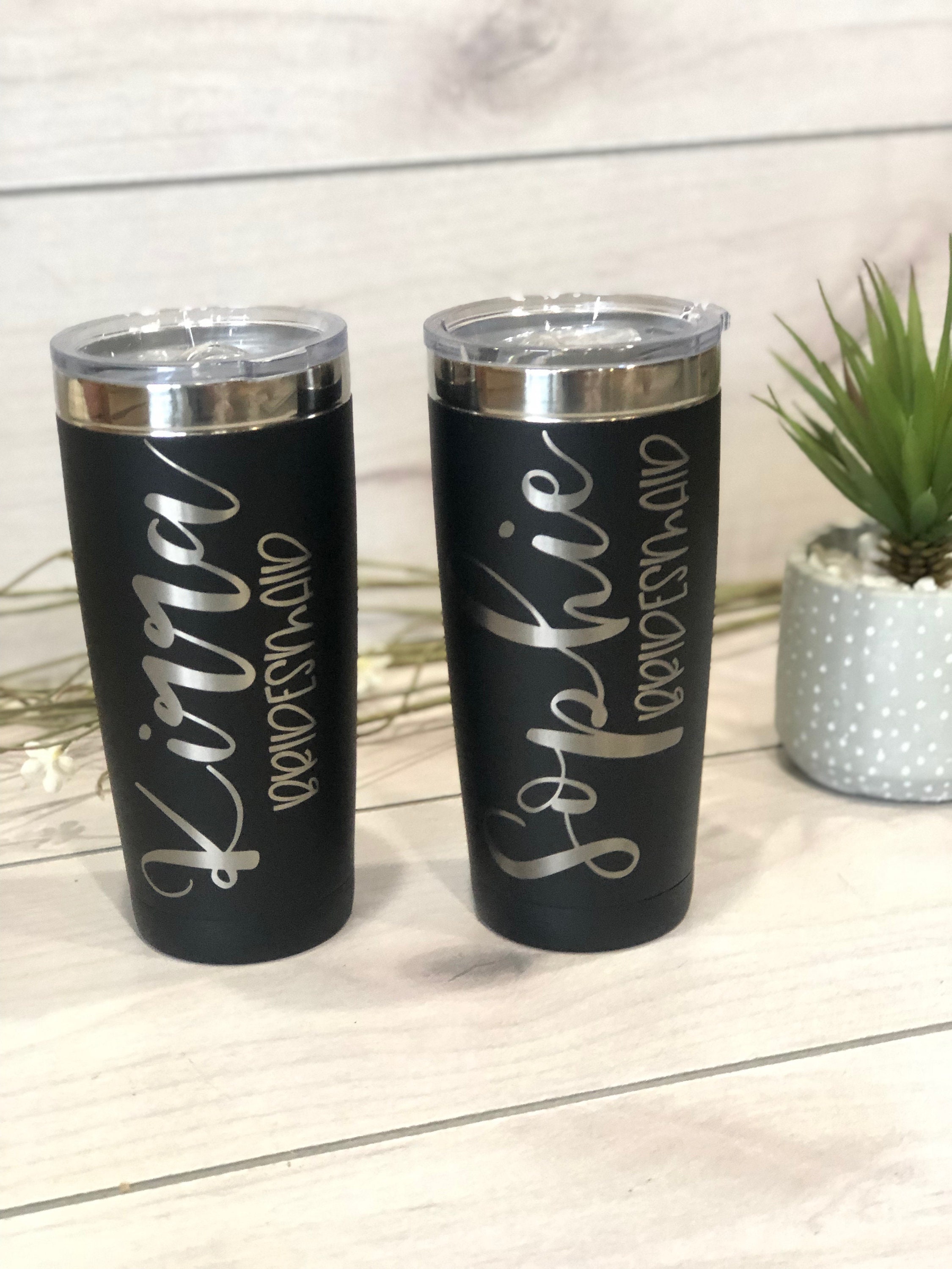 Wedding Party Tumbler Wedding Shower Favor Tumbler Wedding Etsy