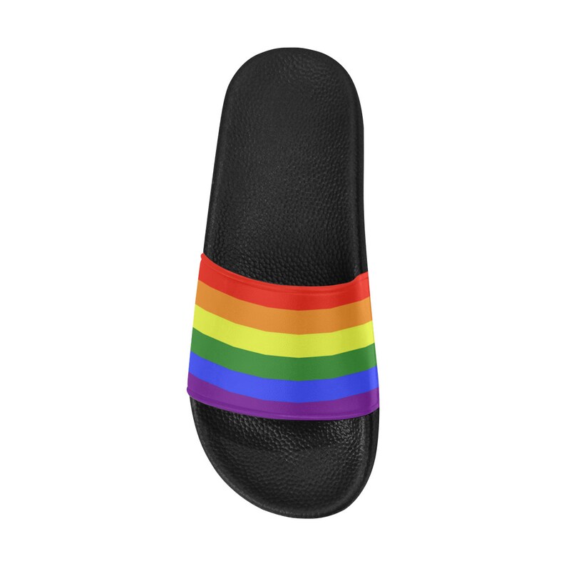 Men/'s Slides Flip Flops Pride Sneakers Pride Flag LGBTQ Pride LGBT Trans Flag Bisexual Genderfluid Asexual Sneakers Transgender Pride