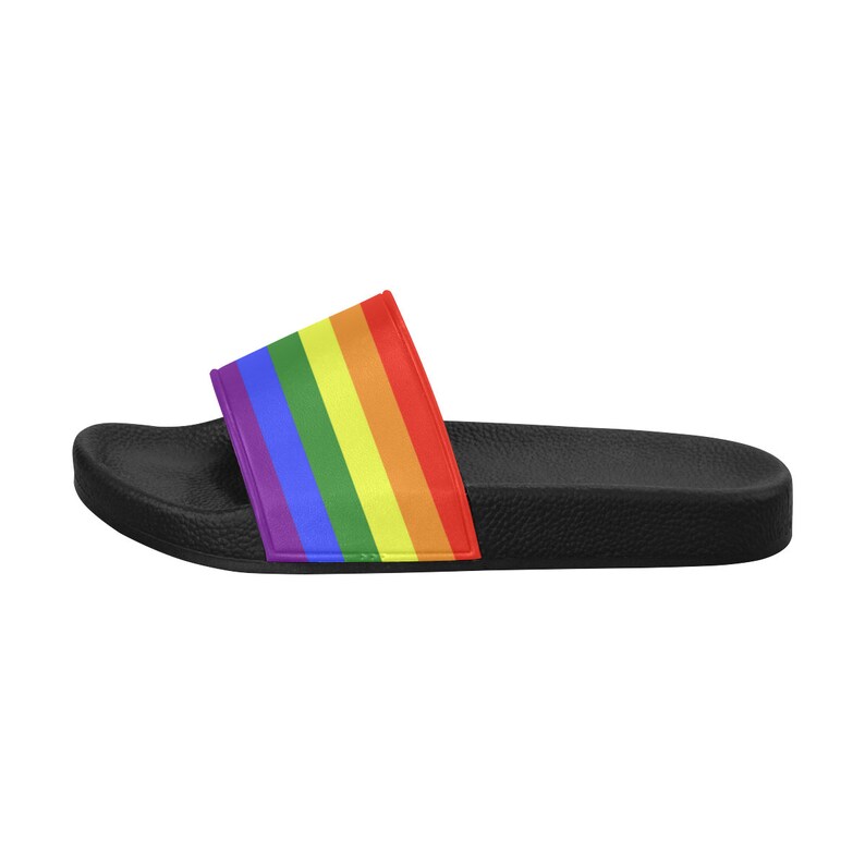 Men/'s Slides Flip Flops Pride Sneakers Pride Flag LGBTQ Pride LGBT Trans Flag Bisexual Genderfluid Asexual Sneakers Transgender Pride