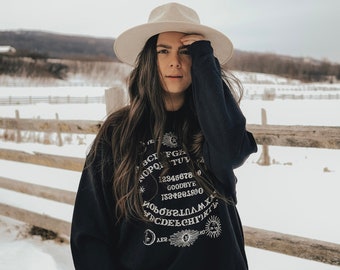 Ouija Board Dark Academia Grunge Sweatshirt