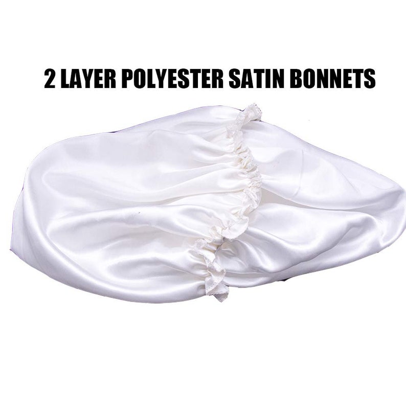 Satin Bonnet Personalized Gift Kids Bonnet Reversible Bonnet Satin Cap Adjustable Bonnets
