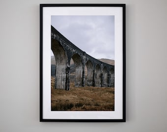 Glenfinnan Viaduct - Scotland Print, Travel Photography, Scotland Photography, Scotland Poster