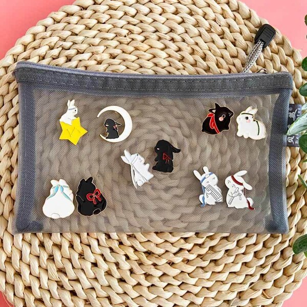 MDZS wang xian bunny pin, The untamed brooch,wei wu xian,lan wangji,gift for her