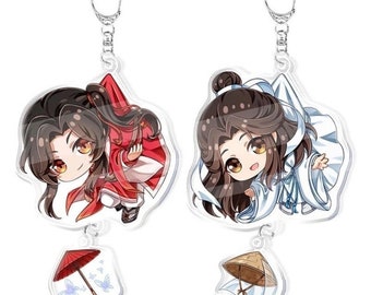 TGCF heaven officail&#39;s blessing key chain,  Hua Cheng Xie Lian keychain, Bag Charm