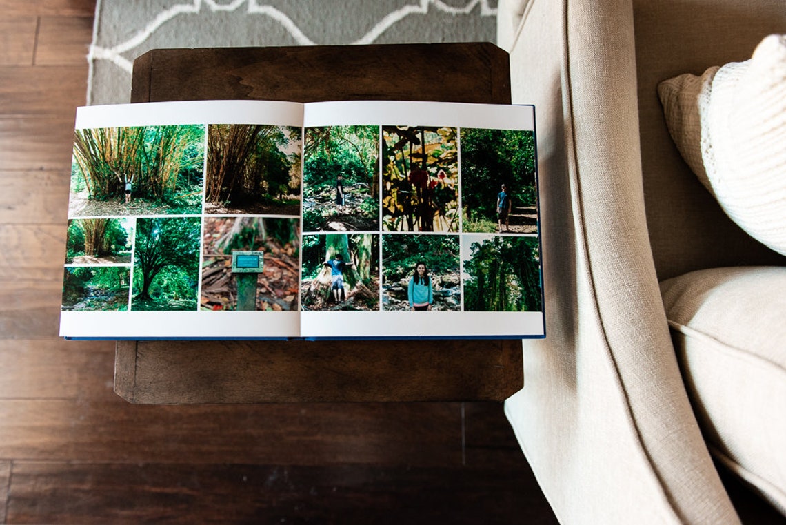 Custom Fabric Cover Photo Book WITH Photo Editing Etsy