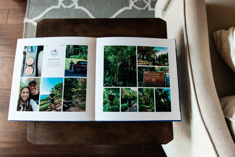 Custom Fabric Cover Photo Book WITH Photo Editing Etsy