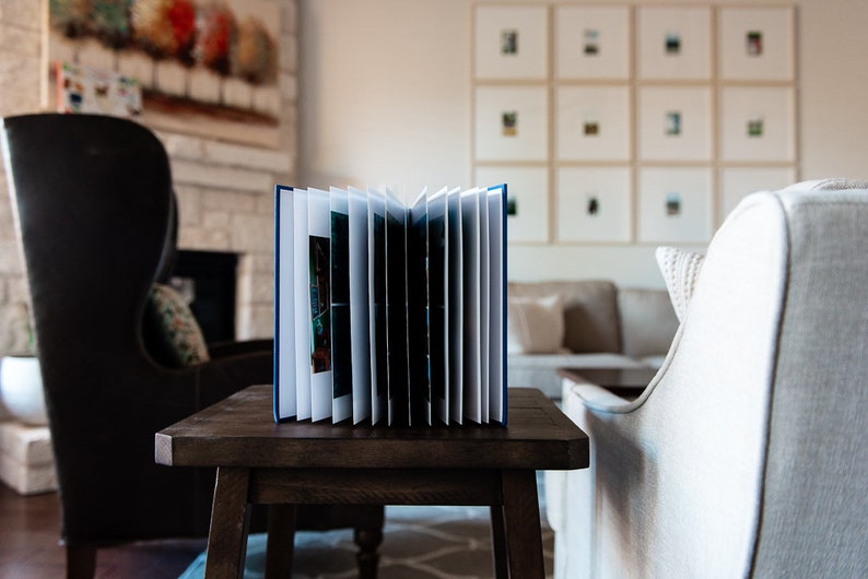 Custom Fabric Cover Photo Book WITH Photo Editing Etsy