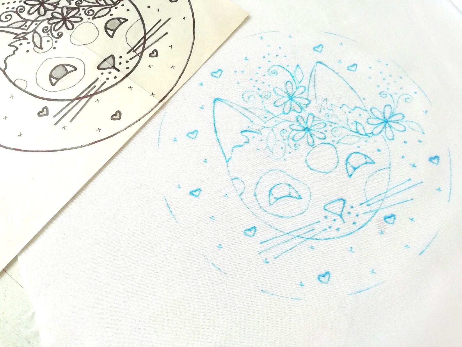 Embroidery pattern pdf flower wreath hand embroidery  etsy