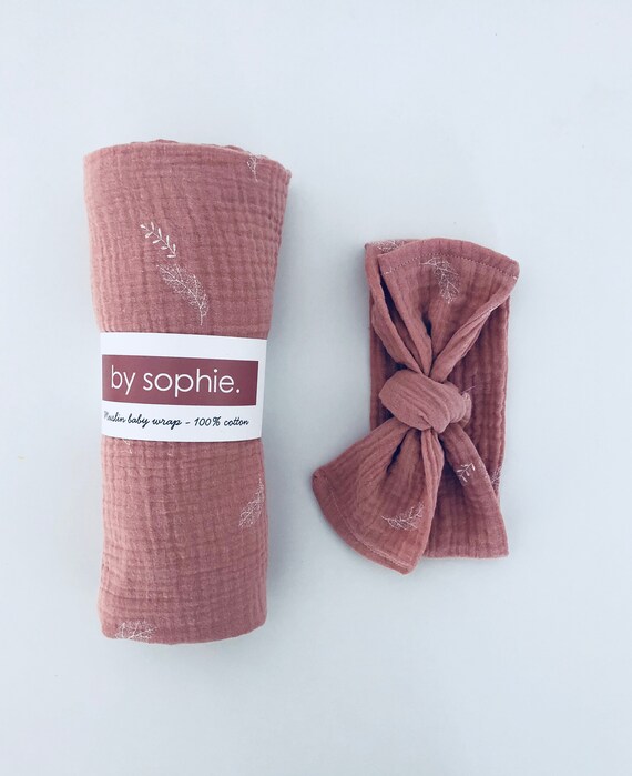 pink muslin wraps