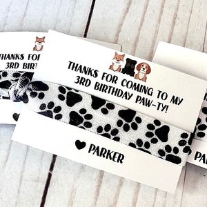 Puppy Birthday Party -  Dog Birthday Thank You Gift - Let’s Pawty Party - Animal Birthday Party - Puppies 1st Birthday - Puppy Pawty - Dog