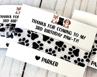 Puppy Birthday Party -  Dog Birthday Thank You Gift - Let’s Pawty Party - Animal Birthday Party - Puppies 1st Birthday - Puppy Pawty - Dog