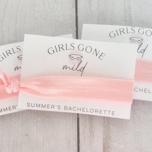 Girls Gone Mild Bachelorette - Low Key Bachelorette Party Favor - Personalized Guest Gift - Girls Night In - Sleepover - Weekend Trip Spa