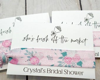 Off the Market Bridal Shower - Farmer’s Market Shower - Flower Shop Theme - Personalized Bridal Shower Favors - Flower Bridal Theme