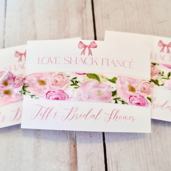 Love Shack Bridal Shower - Shabby Chic Floral Shower Favor - Vintage Cottagecore - Preppy Southern Theme - Floral Shower Favor - Pink Rose