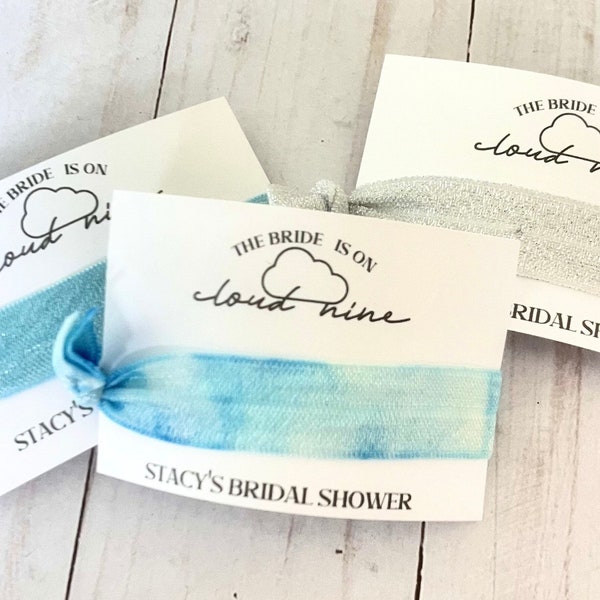 Cloud Nine Bridal Shower Favor - Thank You Guest Favor - Bride is on Cloud 9 - Blue Cloud Party - Cloud Bachelorette Favor - Cloud 9 Party