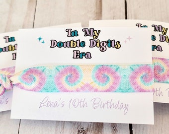 Double Digits Era Party - Birthday Version Favor - Birthtay Party - Partay Theme - 10th Birthday Theme - 10th Birthday Era - Girly Birthday