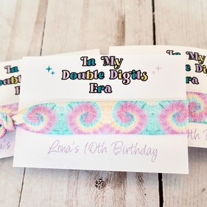 Double Digits Era Party - Birthday Version Favor - Birthtay Party - Partay Theme - 10th Birthday Theme - 10th Birthday Era - Girly Birthday